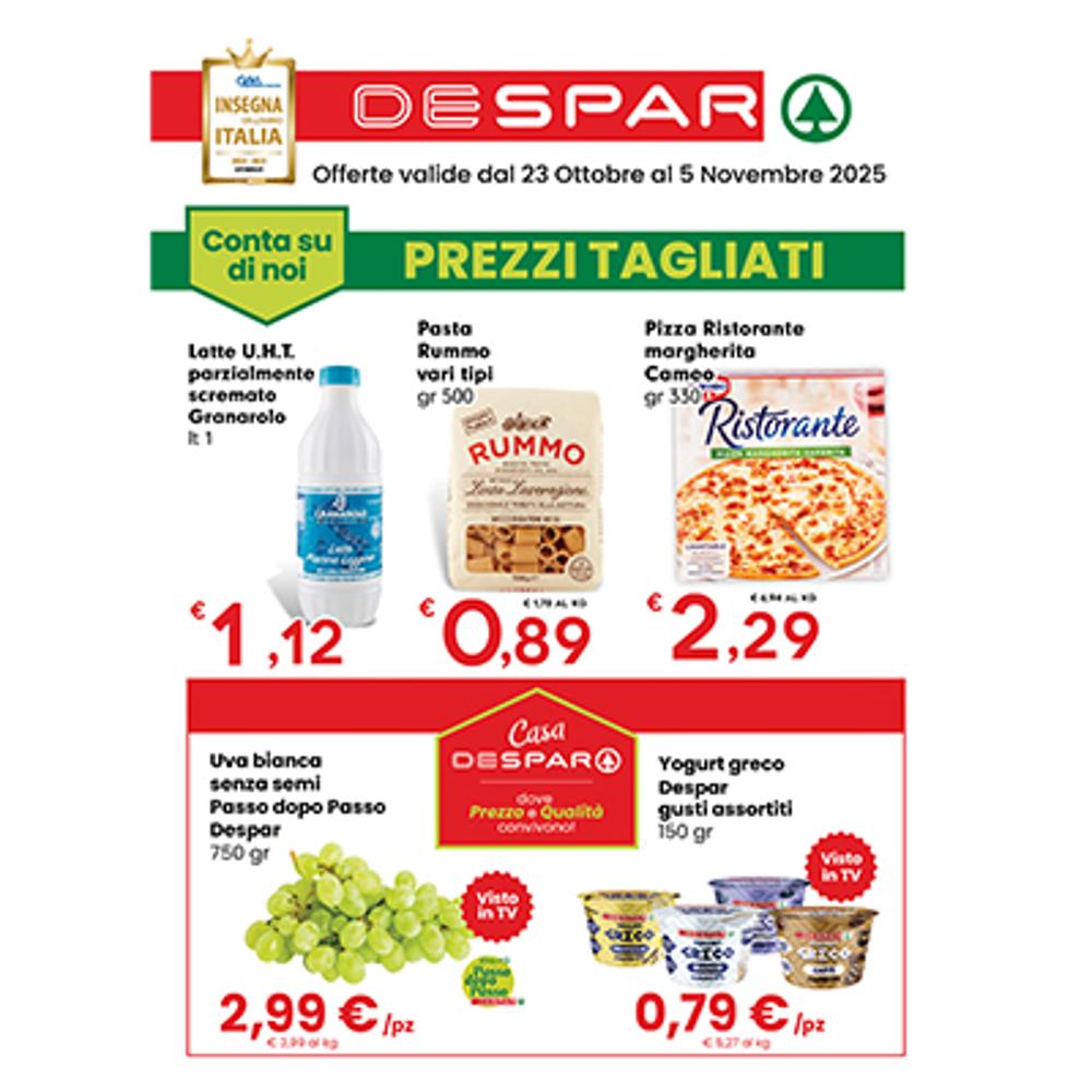 volantino VOLANTINO DESPAR 23 OTTOBRE  - 5 NOVEMBRE dal 2025-10-23 12:00:00 al 2025-11-05 12:00:00