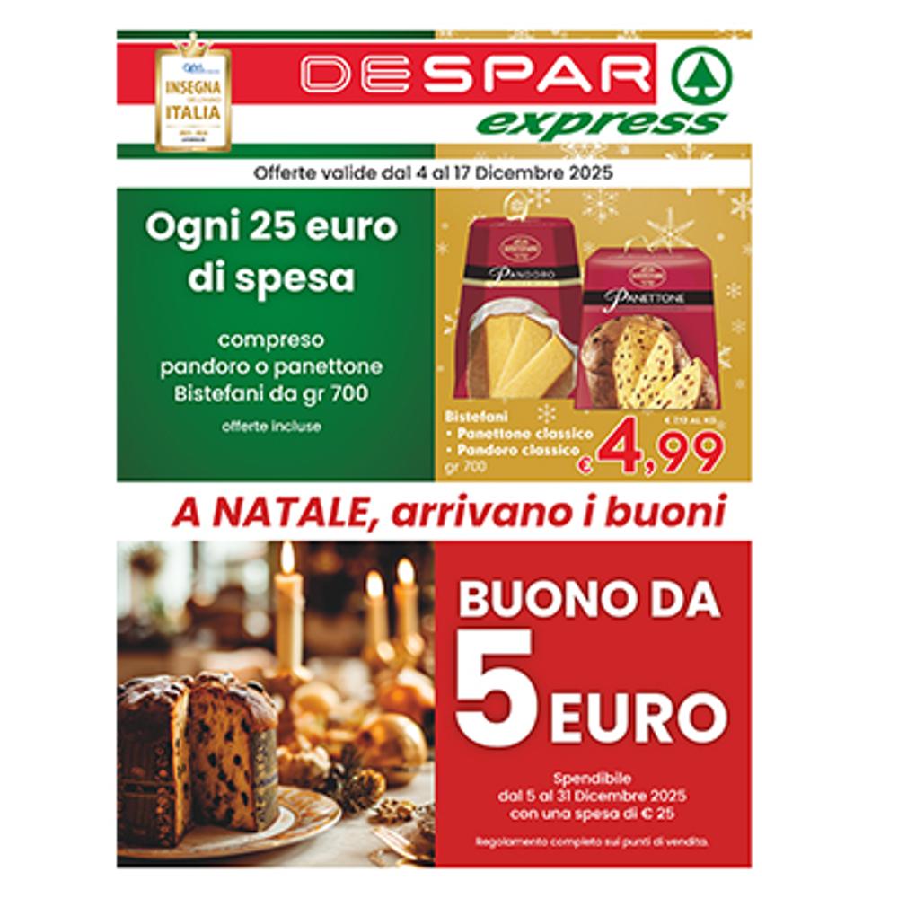 volantino VOLANTINO EXPRESS  4 - 17 DICEMBRE dal 2025-12-04 00:00:00 al 2025-12-17 00:00:00