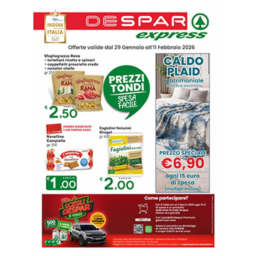 volantino VOLANTINO EXPRESS  29 GENNAIO - 11 FEBBRAIO dal 2026-01-29 00:00:00 al 2026-02-11 00:00:00