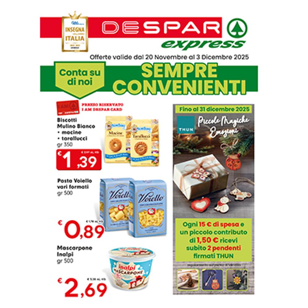 volantino VOLANTINO EXPRESS 20 NOVEMBRE - 3 DICEMBRE  dal 2025-11-20 00:00:00 al 2025-12-03 00:00:00