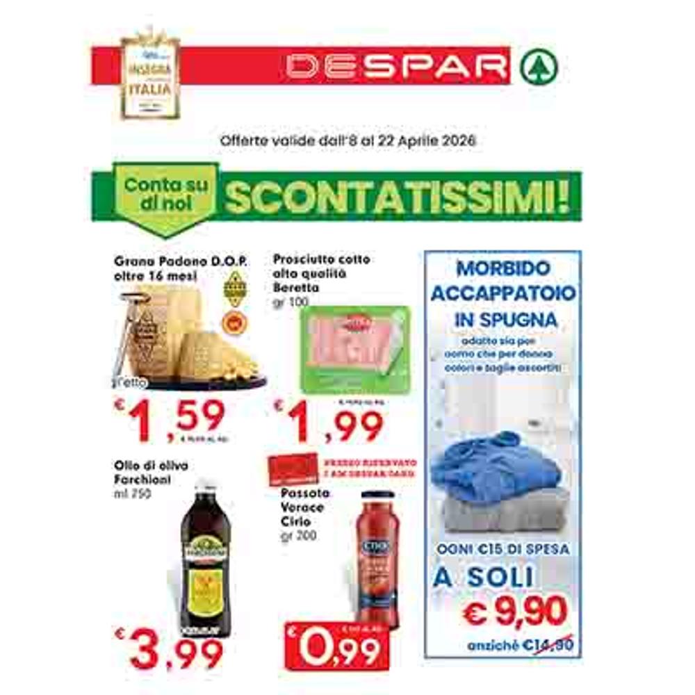 volantino VOLANTINO DESPAR 8 - 22 APRILE  dal 2026-04-08 00:00:00 al 2026-04-22 00:00:00