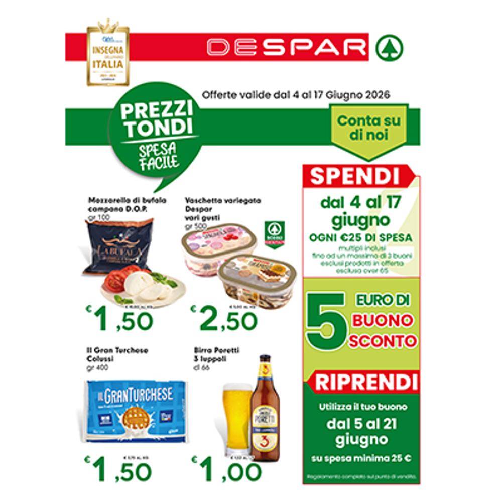 volantino VOLANTINO DESPAR DAL 4 AL 17 GIUGNO dal 2026-06-04 00:00:00 al 2026-06-17 00:00:00