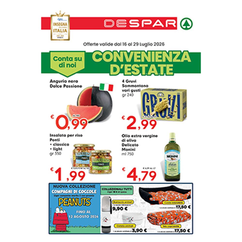 volantino VOLANTINO DESPAR DAL 16 AL 29 LUGLIO dal 2026-07-16 00:00:00 al 2026-07-29 00:00:00