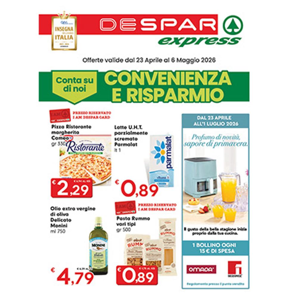 volantino VOLANTINO EXPRESS DAL 23 APRILE AL 6 MAGGIO  dal 2026-04-23 00:00:00 al 2026-05-06 00:00:00