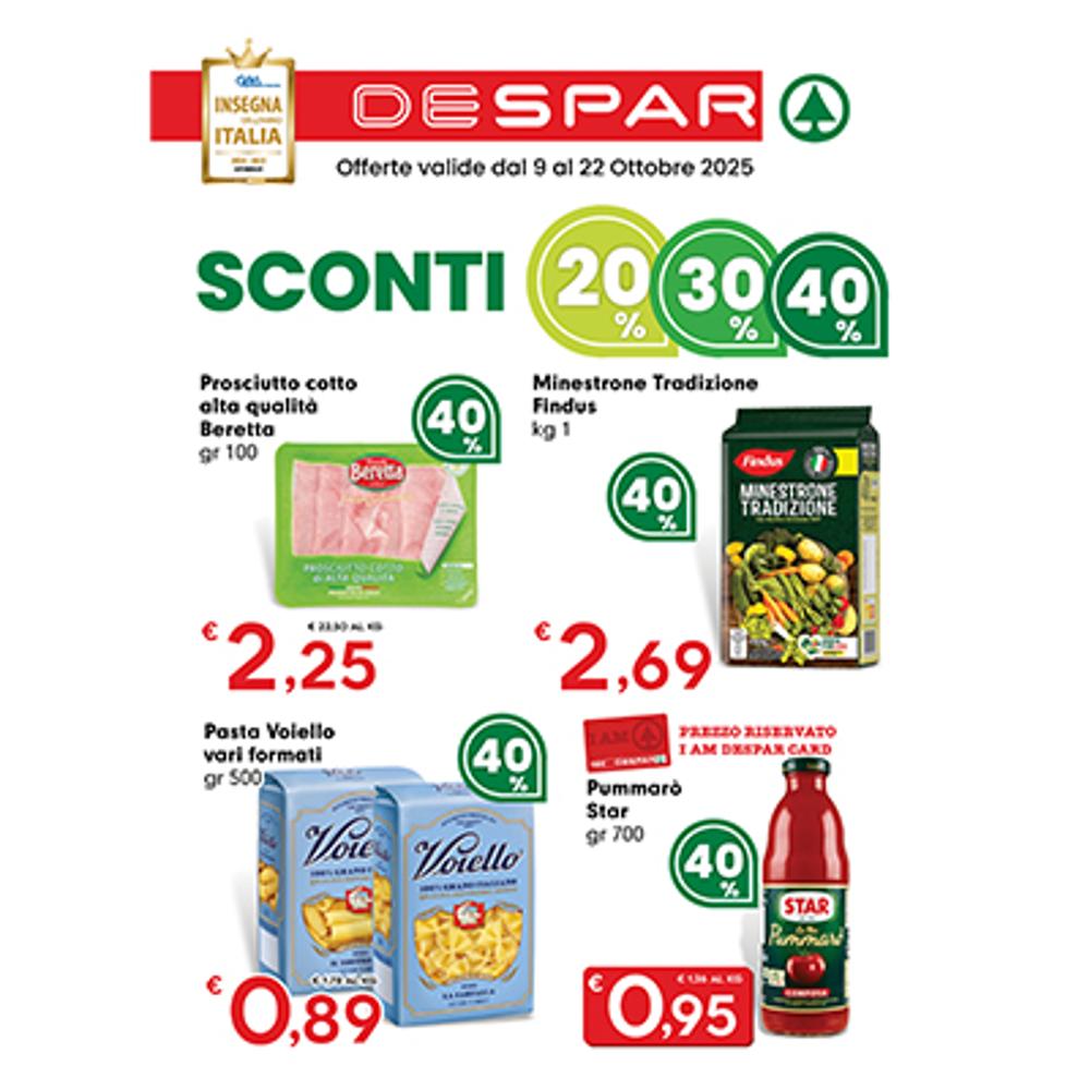 volantino VOLANTINO DESPAR 9 - 22 OTTOBRE  dal 2025-10-09 12:00:00 al 2025-10-22 12:00:00