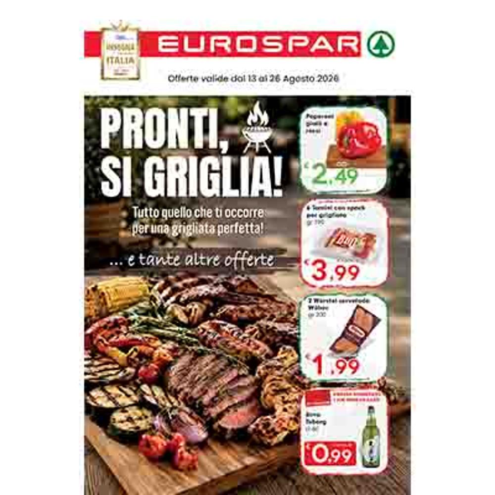 volantino VOLANTINO EUROSPAR  13-26 AGOSTO dal 2026-08-13 00:00:00 al 2026-08-26 00:00:00